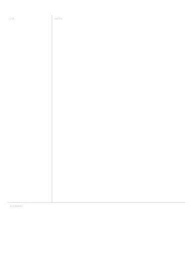 Cornell Notes Template preview